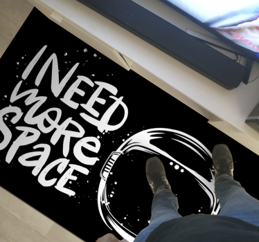 Ik heb ruimte nodig vinyl tapijt zinnen en teksten - TenStickers