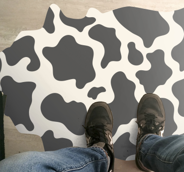 Koeienhuid concept vinyl vloerkleed dierenprint - TenStickers