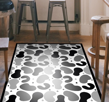 Koeienhuid geïnspireerd vinyl vloerkleed dierenprint - TenStickers