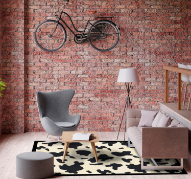 Koeienhuid patroon vinyl vloerkleed dierenprint - TenStickers