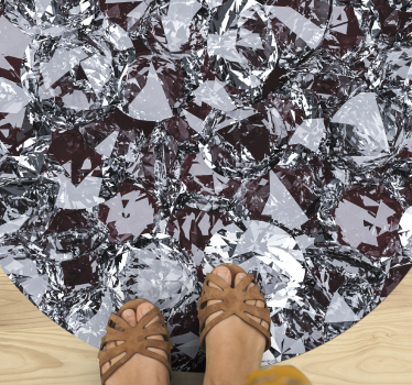 Kristal edelsteen vinyl tapijt andere textuur - TenStickers