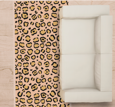 Luipaardpatroon spelen vinyl vloerkleed dierenprint - TenStickers