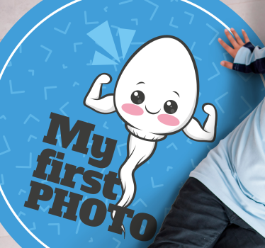 Mijn eerste foto vinyl tapijt zinnen en teksten - TenStickers