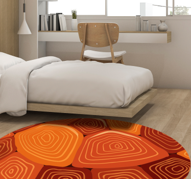 Organische contouren vinyl tapijt textuur - TenStickers