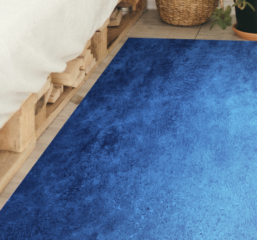 Blauwe textuur marmeren vinyl tapijt - TenStickers