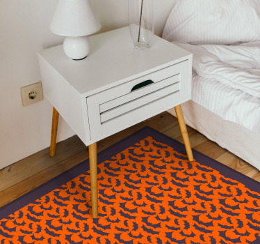 Sierlijk katachtig motief vinyl vloerkleed dierenprint - TenStickers