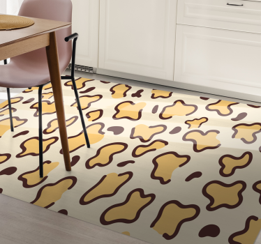Grote luipaardvormen vinyl vloerkleed dierenprint - TenStickers