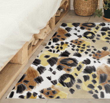 Stijlvol patroon vinyl vloerkleed dierenprint - TenStickers