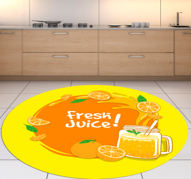 Verse sap splash vinyl tapijt zinnen en teksten - TenStickers