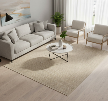 Vinyl tapijt andere textuur beige stoffen effect - TenStickers