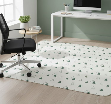 Vinyl tapijt kantoor triangles natuurlijke kleuren - TenStickers