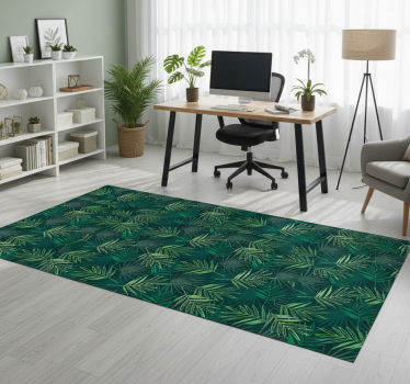 Vinyl tapijt kantoor tropisch blend patroon - TenStickers