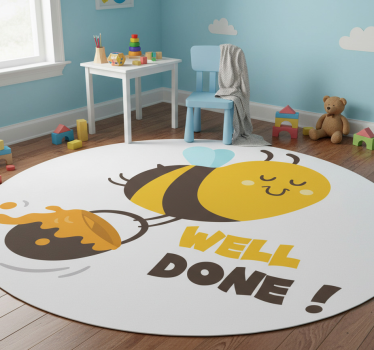 Vinyl tapijt kind drukke bij goed gedaan - TenStickers