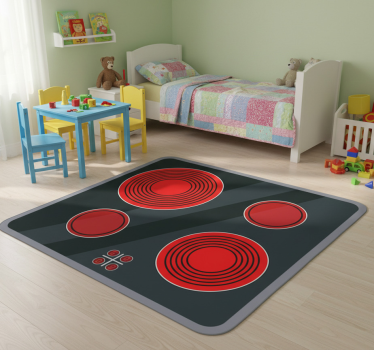 Vinyl tapijt kind voor keuken keramisch koken - TenStickers