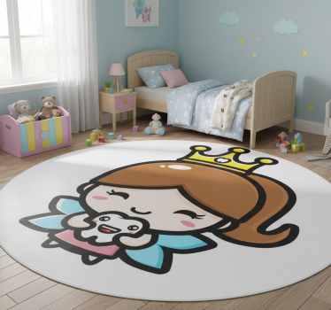 Vinyl tapijt kind schattig ontwerp tandenfee - TenStickers
