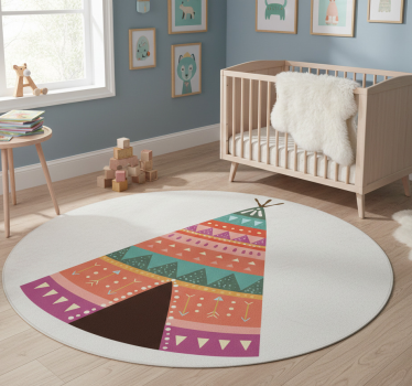 Vinyl tapijt kind indiaas winkelhoofdboard - TenStickers