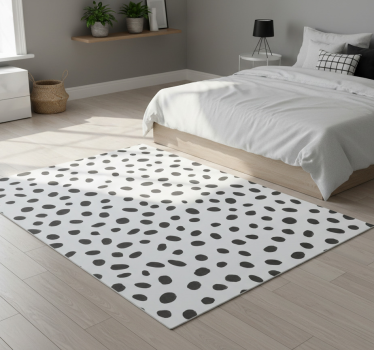 Vinyl vloerkleed dierenprint klassiek dalmata ontwerp - TenStickers
