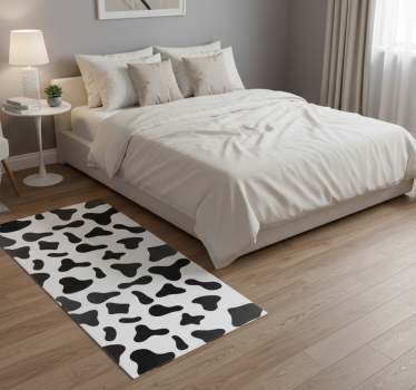 Vinyl vloerkleed dierenprint koeienprint - TenStickers