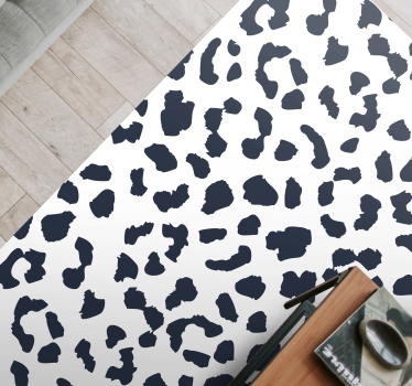Vinyl vloerkleed dierenprint luipaardvlekkenprint - TenStickers