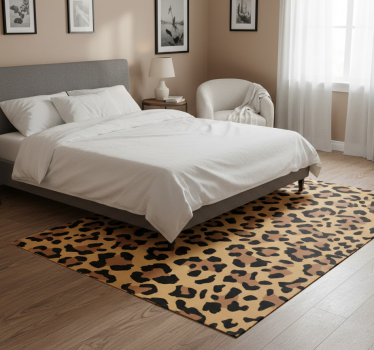 Vinyl vloerkleed dierenprint panterprint - TenStickers