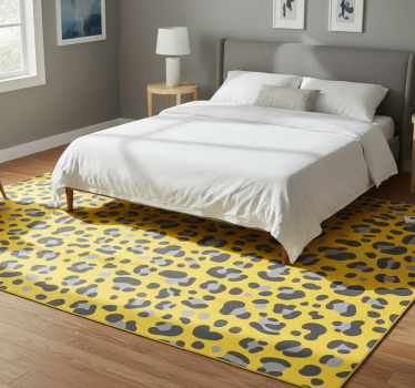 Vinyl vloerkleed dierenprint pantone luipaardprint - TenStickers