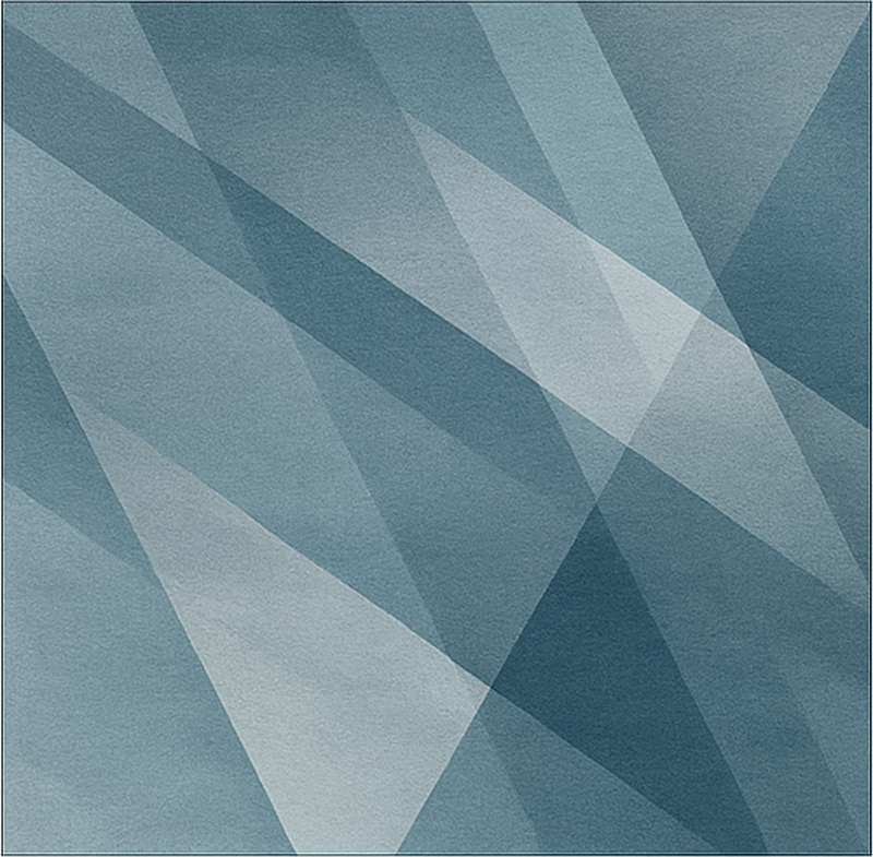 Abstracte geometrische gradiënt vinyl tapijt eetkamer - TenStickers