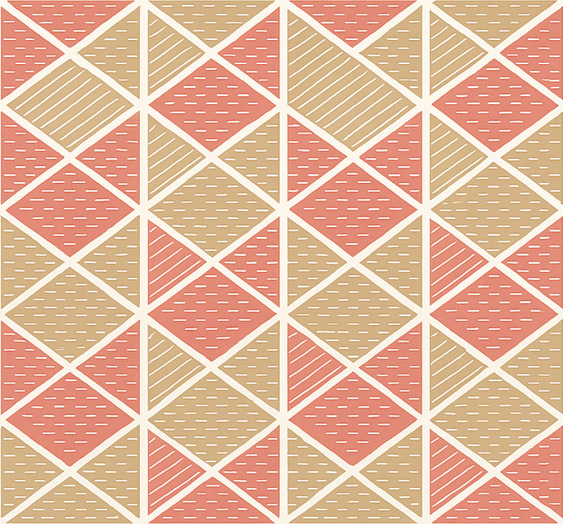 Grafische scandinavische stijl vinyl tapijt eetkamer - TenStickers