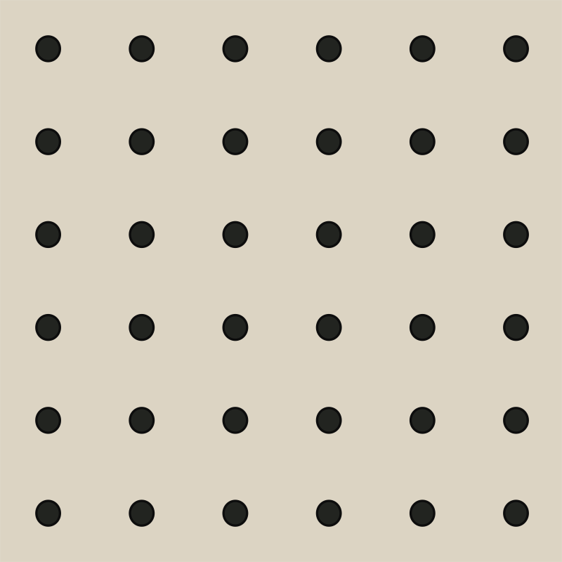 Beige stippenpatroon vinyl tapijt keuken - TenStickers