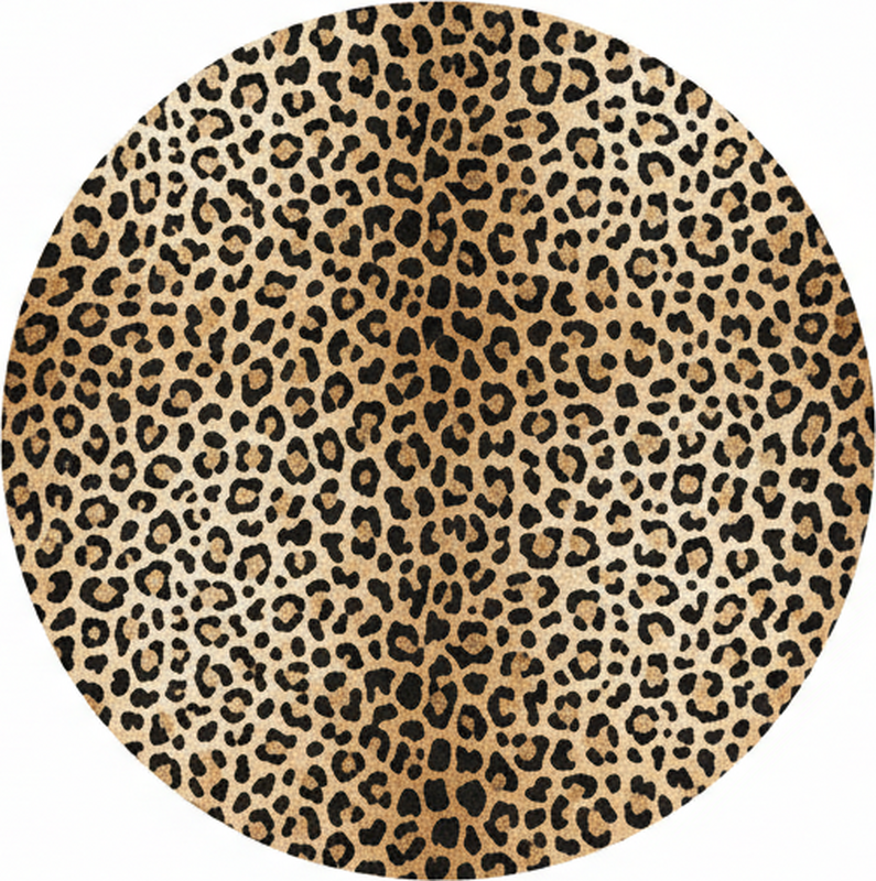 Vinyl tapijt woonkamer panterprint - TenStickers