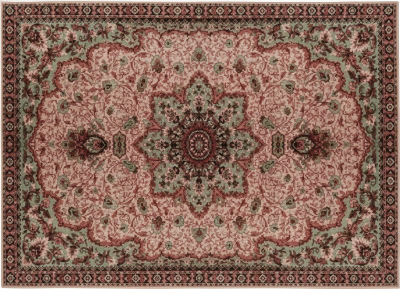 Vinyl tapijt woonkamer vintage roos - TenStickers
