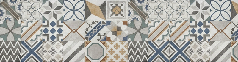 Vinyl tapijt keuken eclectisch geometrisch patchwork - TenStickers