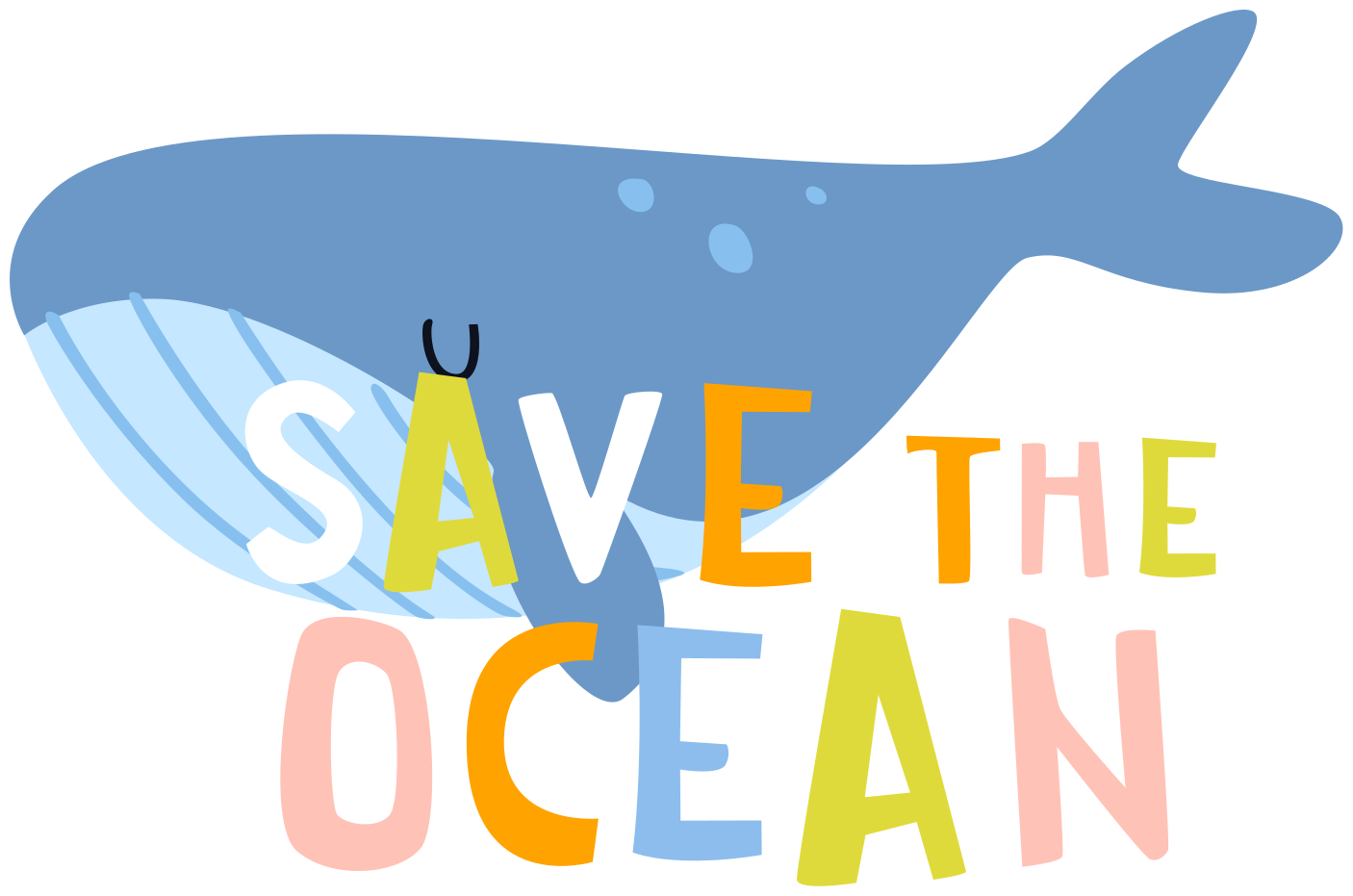Dieren vinyl tapijt red de oceaan beluga - TenStickers