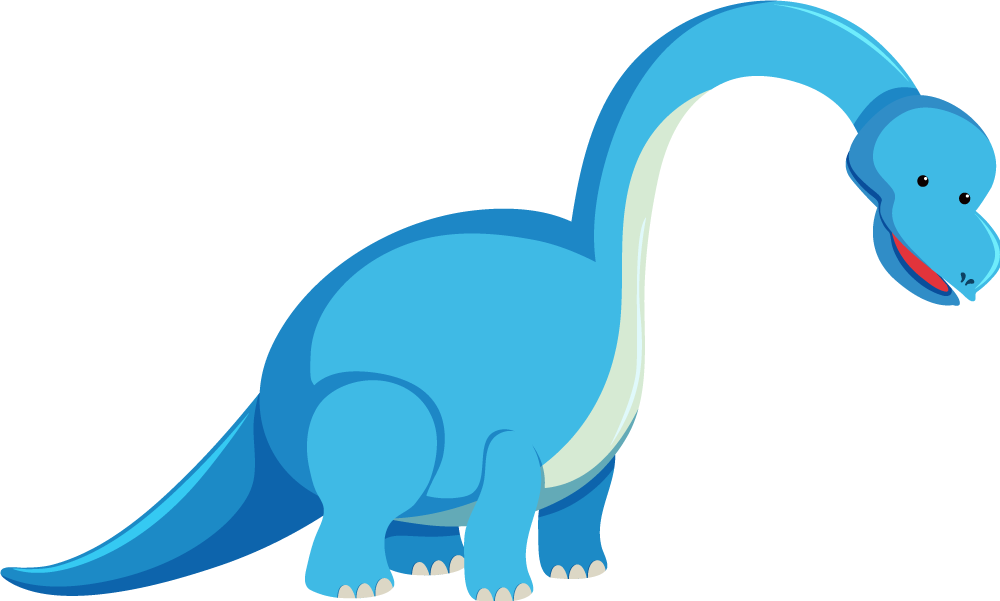 Dieren vinyl tapijt schattige dinosaurussen figuren - TenStickers