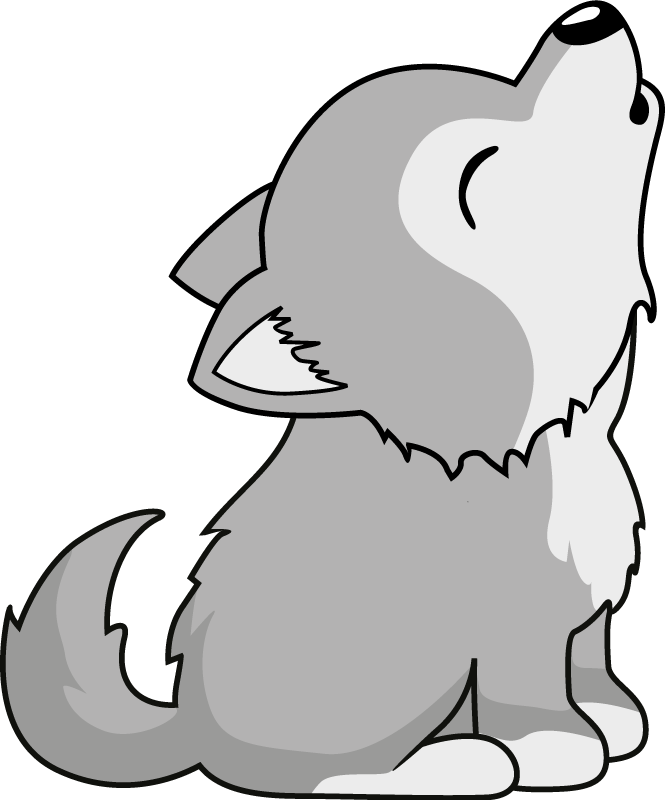 Dieren vinyl tapijt hoeled hond illustratie - TenStickers