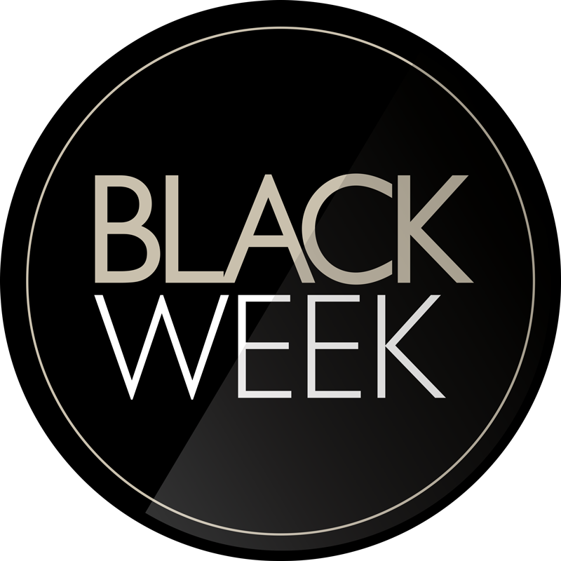Black friday vinyl tapijt promo black week - TenStickers