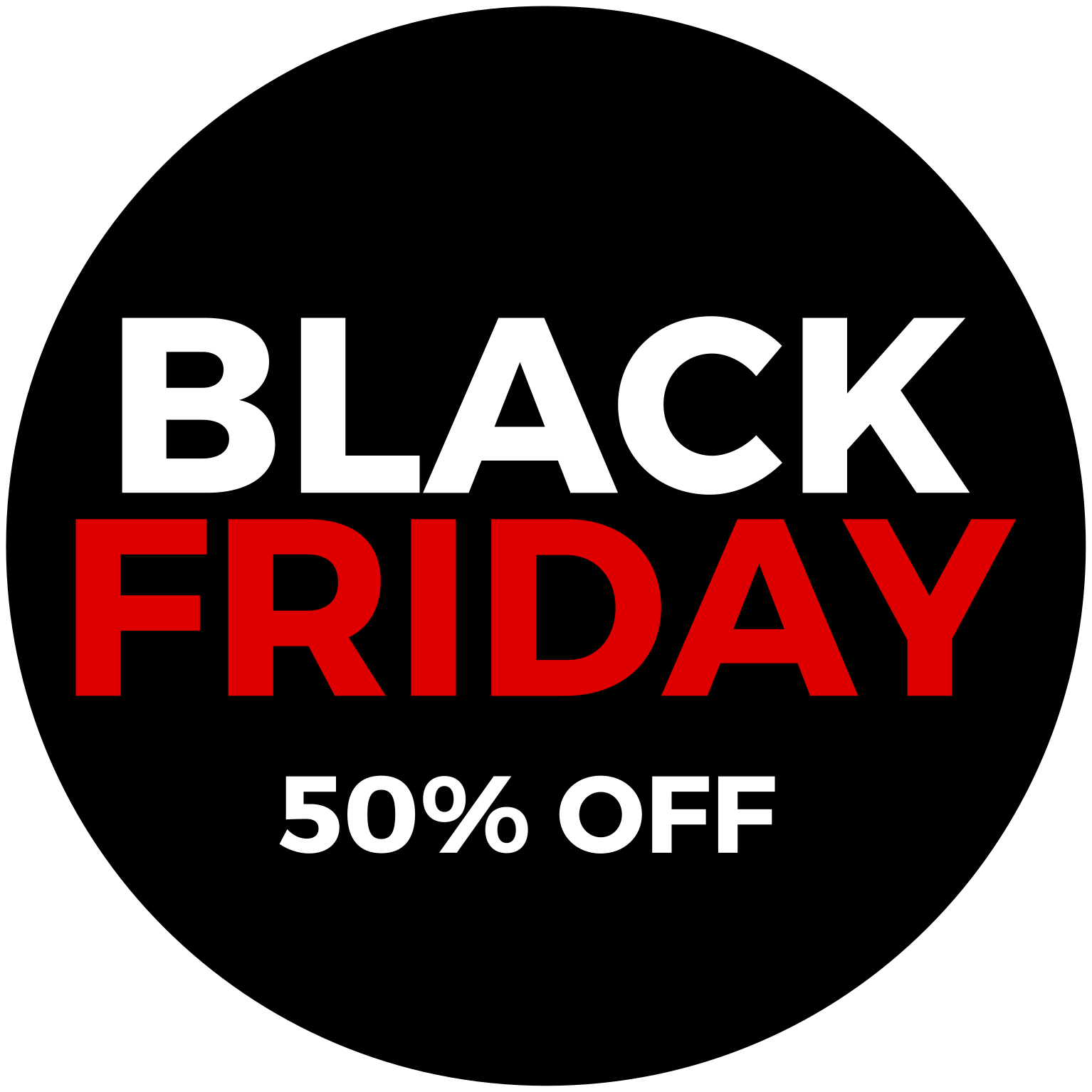Black friday vinyl tapijt 50% korting - TenStickers