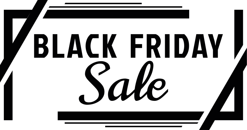 Black friday vinyl tapijt in box - TenStickers