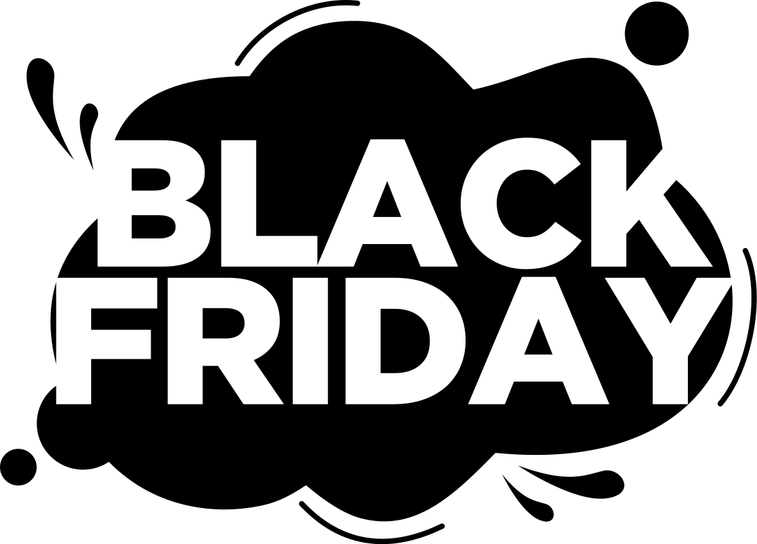 Black friday vinyl tapijt verfspetters - TenStickers