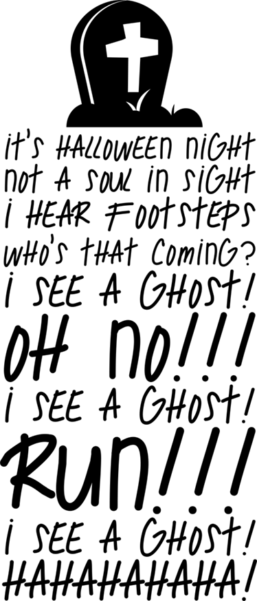 Vinyl tapijt halloween populaire muziek - TenStickers