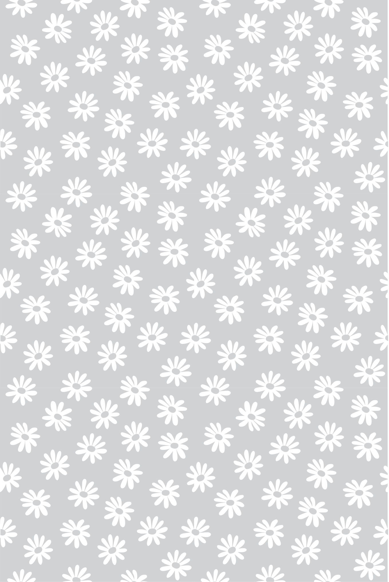 Vinyl tapijt bloemen en planten floral raam - TenStickers