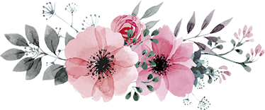 Vinyl tapijt bloemen en planten aquarella klaprozen - TenStickers