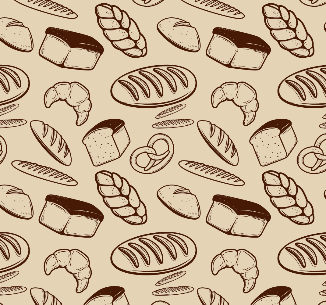 Vinyl tapijt keuken bakery naadloos - TenStickers