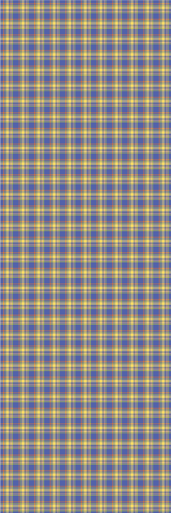Vinyl tapijt keuken blauw geruit tartan patroon - TenStickers