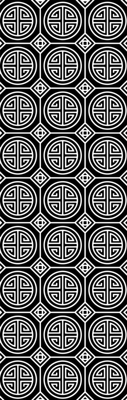 Vinyl tapijt badkamer japanse minimalisme - TenStickers