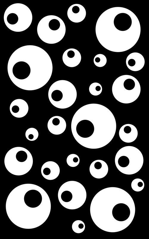 Vinyl tapijt badkamer waterparels - TenStickers