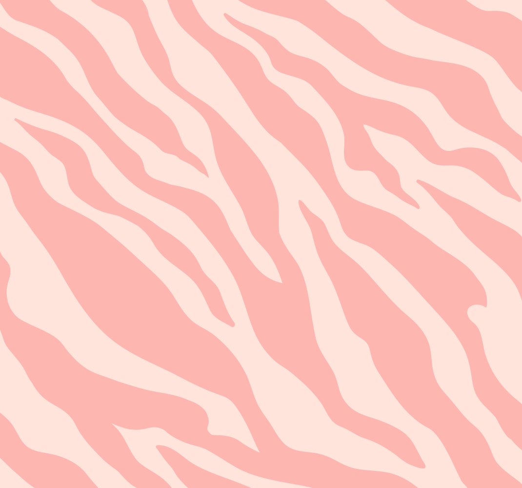 Vinyl vloerkleed dierenprint roze zebra print - TenStickers
