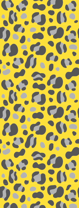 Vinyl vloerkleed dierenprint pantone luipaardprint - TenStickers