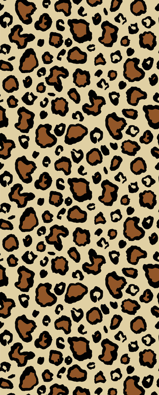 Vinyl vloerkleed dierenprint klassieke luipaardprint - TenStickers