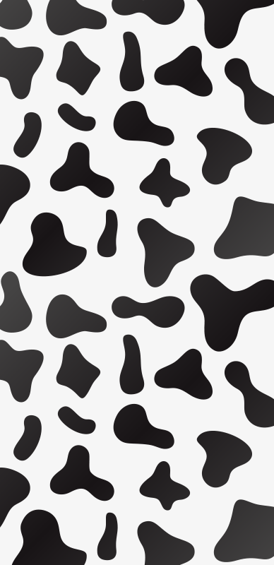 Vinyl vloerkleed dierenprint koeienprint - TenStickers