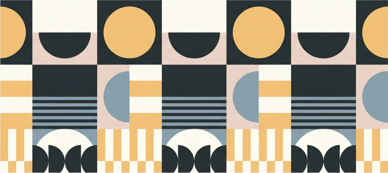 Vinyl tapijt woonkamer abstract modern patroon - TenStickers